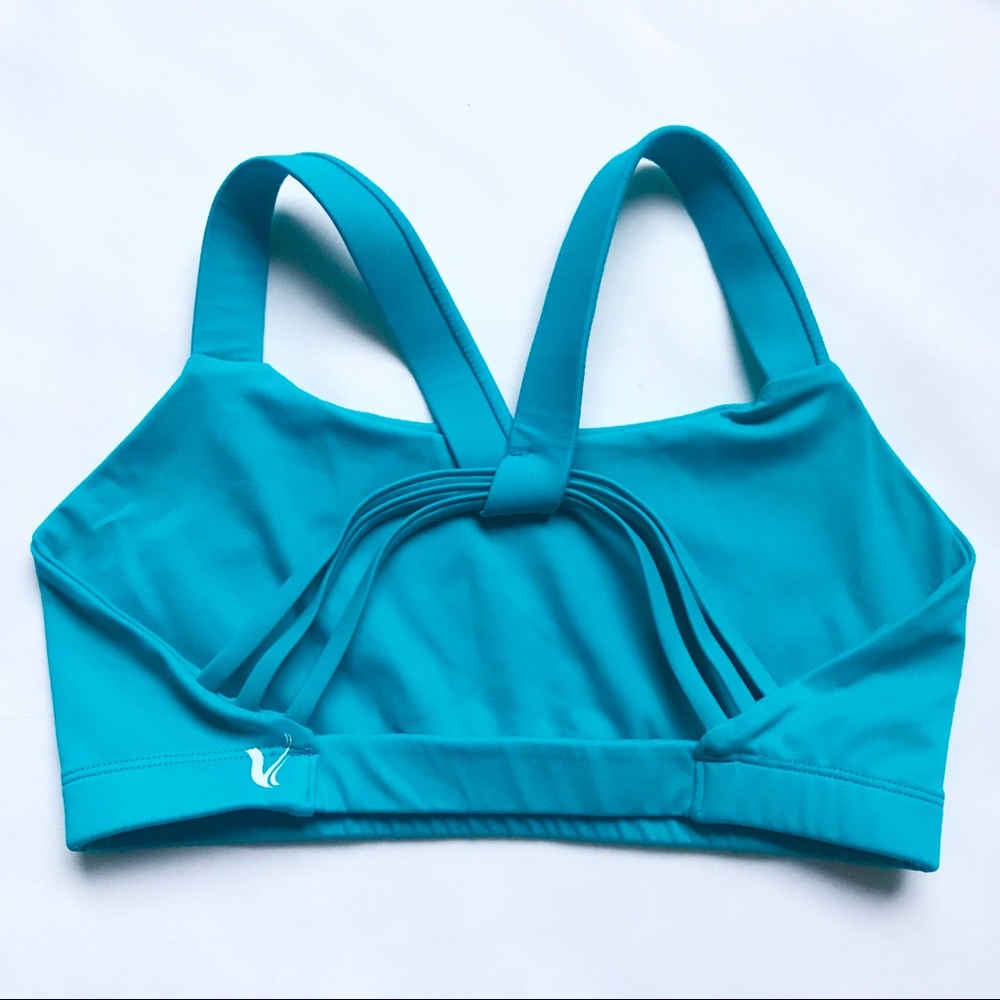 Valleau Apparel sports bra in teal- S